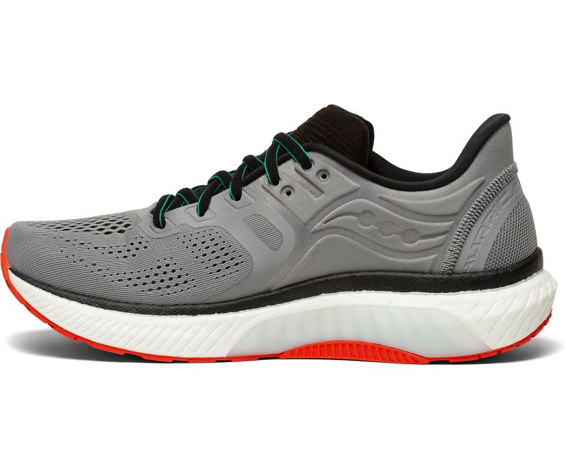 Buty do Biegania Saucony Hurricane 23 Męskie Szare Czerwone | Polska WX1-95499D5