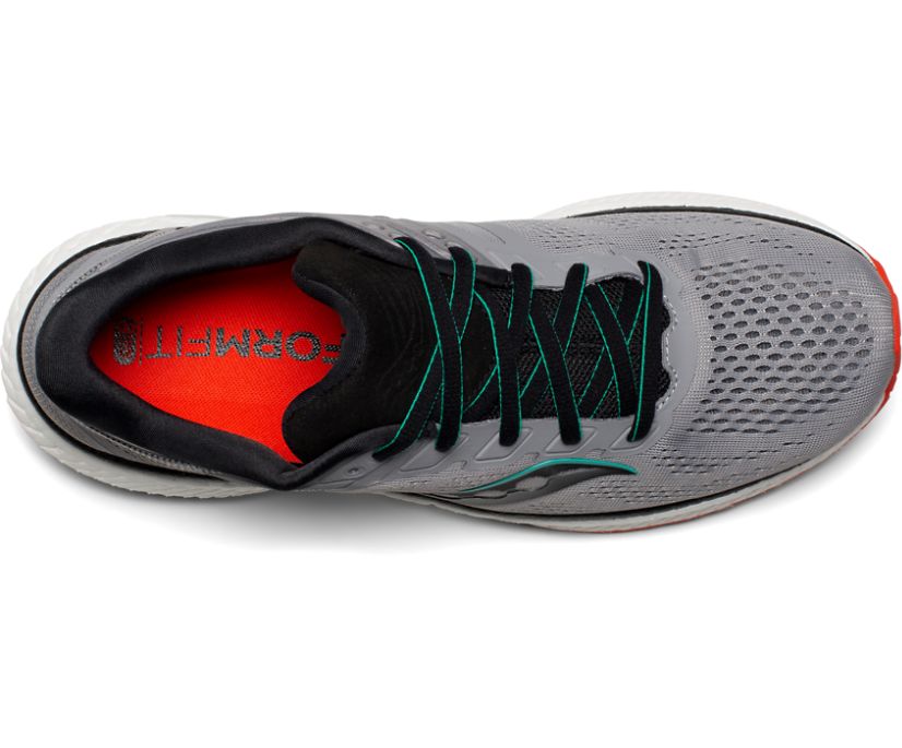 Buty do Biegania Saucony Hurricane 23 Męskie Szare Czerwone | Polska WX1-95499D5