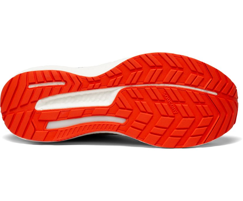 Buty do Biegania Saucony Hurricane 23 Męskie Szare Czerwone | Polska WX1-95499D5