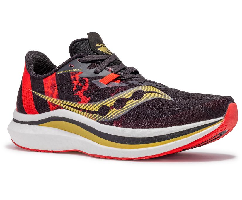 Buty do Biegania Saucony Kellen Endorphin Pro 2 Damskie Czarne Czerwone | Polska ZC6-89058T2