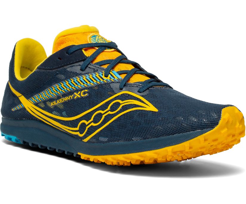 Buty do Biegania Saucony Kilkenny XC9 Flat Męskie Fioletowe Żółte | Polska EB6-53375U2