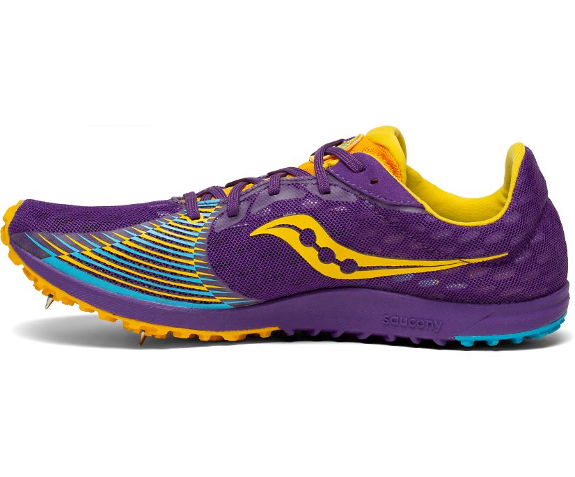 Buty do Biegania Saucony Kilkenny XC9 Flat Damskie Fioletowe Żółte | Polska ZD7-41884D7