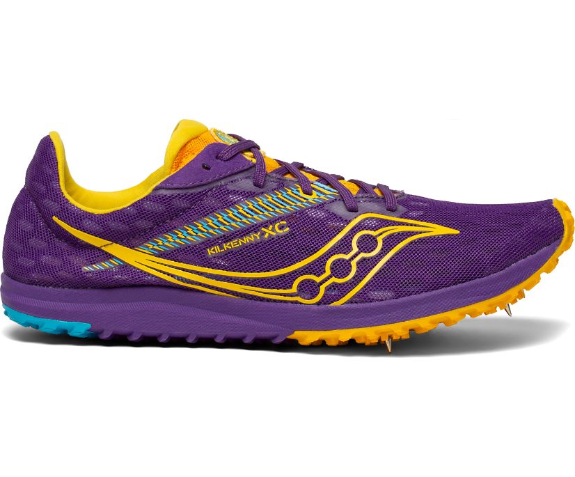 Buty do Biegania Saucony Kilkenny XC9 Flat Damskie Fioletowe Żółte | Polska ZD7-41884D7