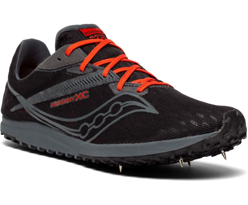 Buty do Biegania Saucony Kilkenny XC9 Spike Męskie Czarne Szare | Polska ID2-94659Y2