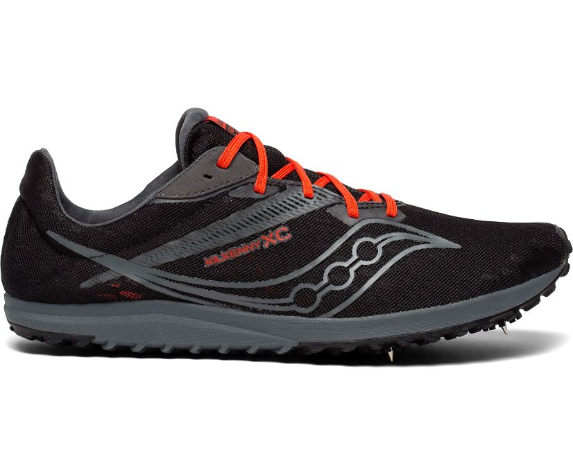Buty do Biegania Saucony Kilkenny XC9 Spike Męskie Czarne Szare | Polska ID2-94659Y2