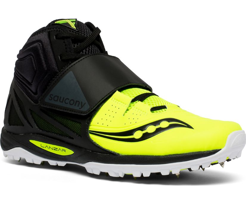 Buty do Biegania Saucony Lanzar JAV 2 Męskie Czarne Żółte | Polska YT8-40014I7