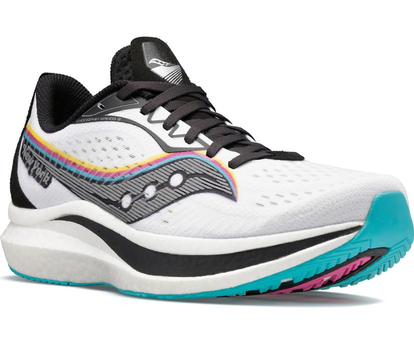 Buty do Biegania Saucony NYC Endorphin Speed 2 Damskie Białe Czarne | Polska CT0-21042I0