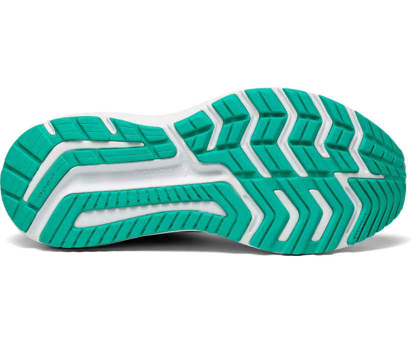 Buty do Biegania Saucony Omni 20 Wide Damskie Szare Zielone | Polska OZ8-74887I9