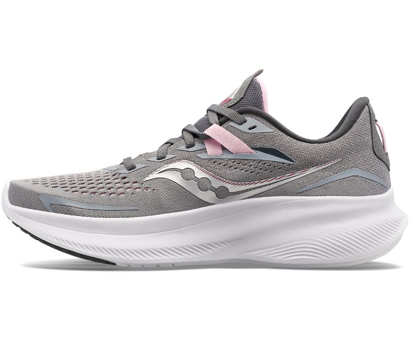 Buty do Biegania Saucony Ride 15 Damskie Szare Bordowe | Polska NK1-54285F1