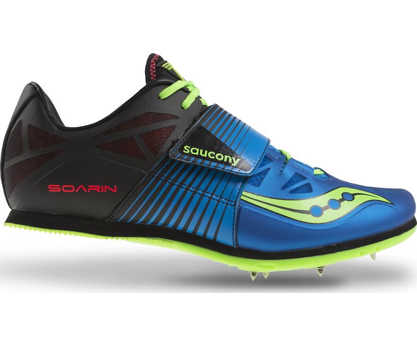 Buty do Biegania Saucony Soarin J 2 Męskie Niebieskie Zielone | Polska CX1-16331J1