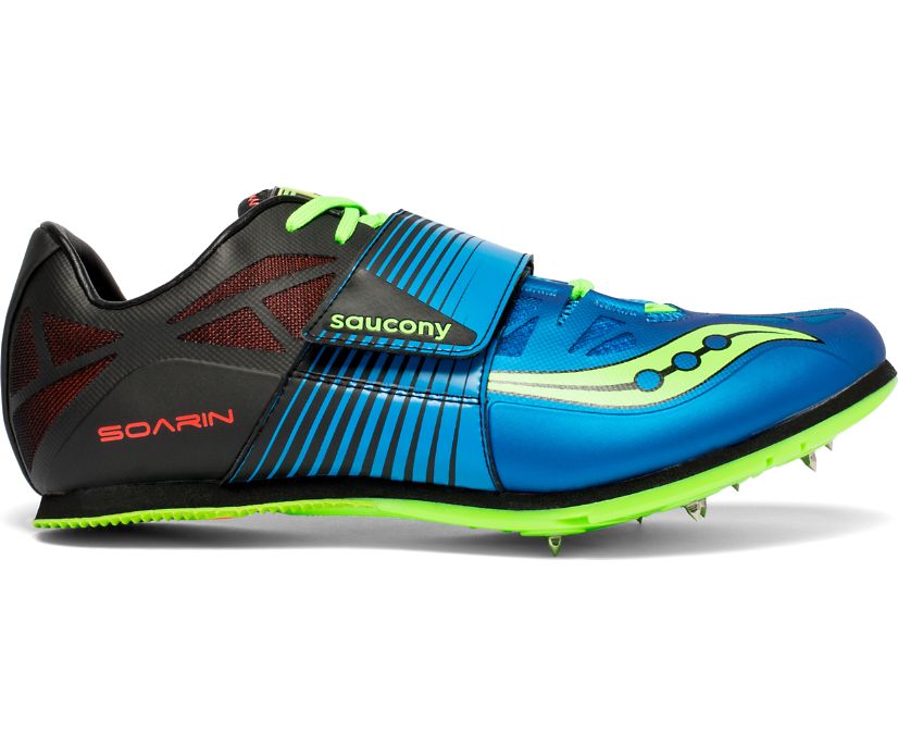 Buty do Biegania Saucony Soarin J 2 Męskie Niebieskie Zielone | Polska CX1-16331J1