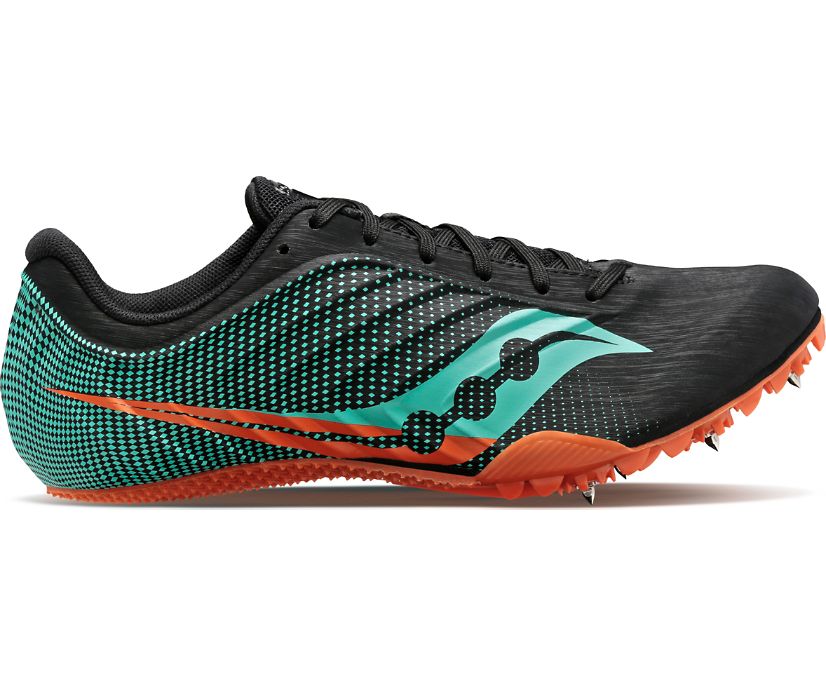 Buty do Biegania Saucony Spitfire 5 Damskie Czarne Mięta | Polska QP5-29072O7