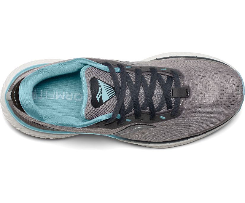 Buty do Biegania Saucony Triumph 19 Wide Damskie Szare Głęboka Niebieskie | Polska OB7-55775V9