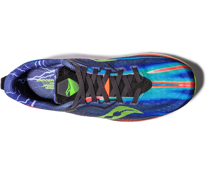 Buty do Biegania Saucony Zeke Endorphin Speed 2 Męskie Niebieskie Zielone | Polska ZP5-92759A4