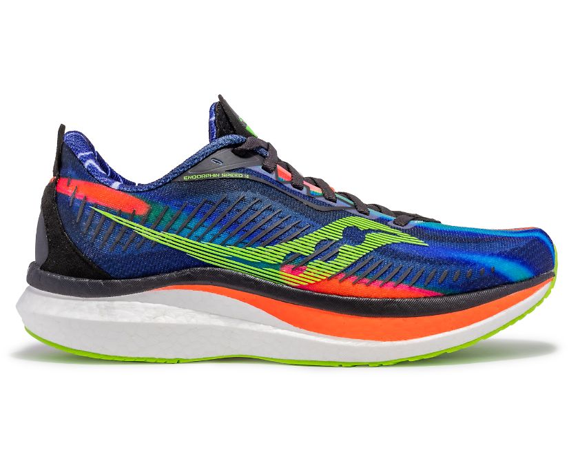 Buty do Biegania Saucony Zeke Endorphin Speed 2 Męskie Niebieskie Zielone | Polska ZP5-92759A4