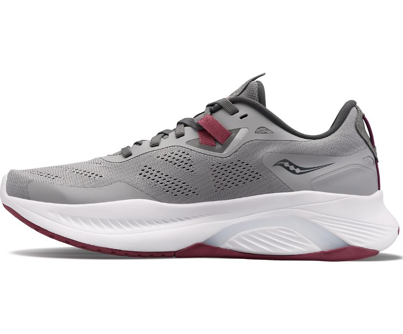 Buty do Chodzenia Saucony Guide 15 Damskie Szare Bordowe | Polska IJ7-56645B6