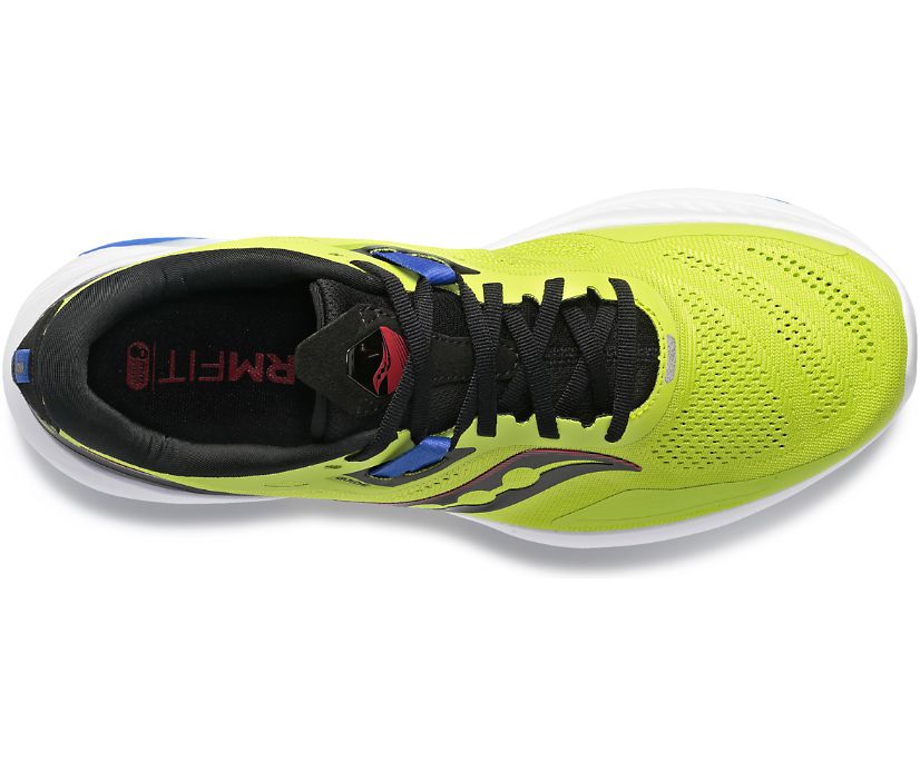 Buty do Chodzenia Saucony Guide 15 Wide Męskie Żółte Niebieskie Czarne | Polska CF4-00110O6