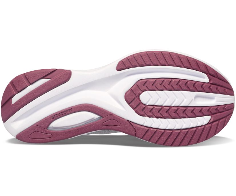 Buty do Chodzenia Saucony Guide 15 Wide Damskie Szare Bordowe | Polska KW5-95209C1