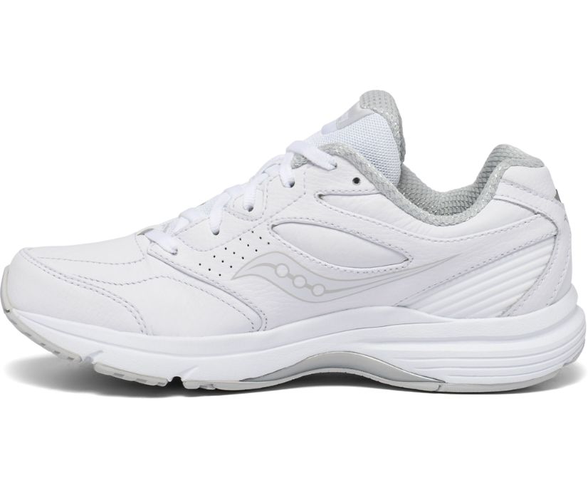 Buty do Chodzenia Saucony Integrity Walker 3 Narrow Damskie Białe | Polska QJ0-34853A5