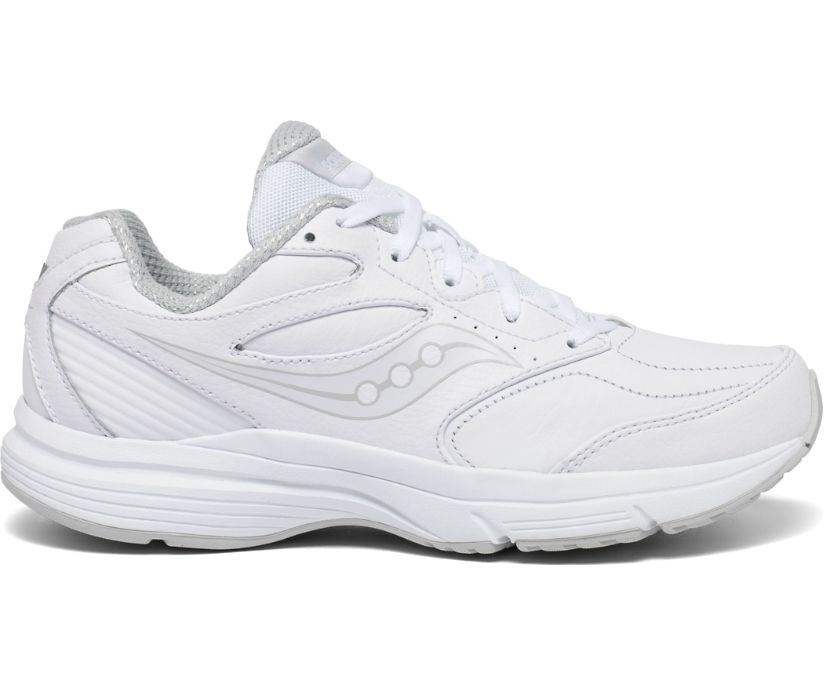 Buty do Chodzenia Saucony Integrity Walker 3 Narrow Damskie Białe | Polska QJ0-34853A5