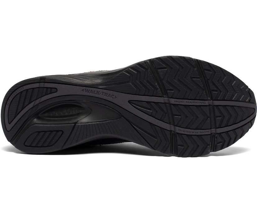 Buty do Chodzenia Saucony Integrity Walker 3 Wide Męskie Czarne | Polska DM3-75797M6