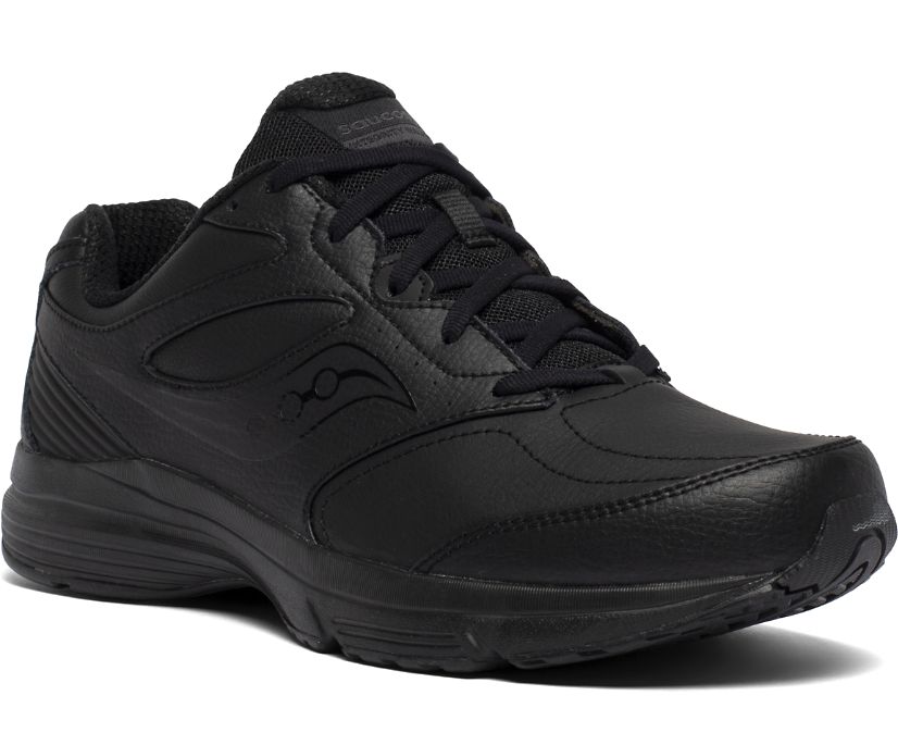 Buty do Chodzenia Saucony Integrity Walker 3 Wide Męskie Czarne | Polska DM3-75797M6