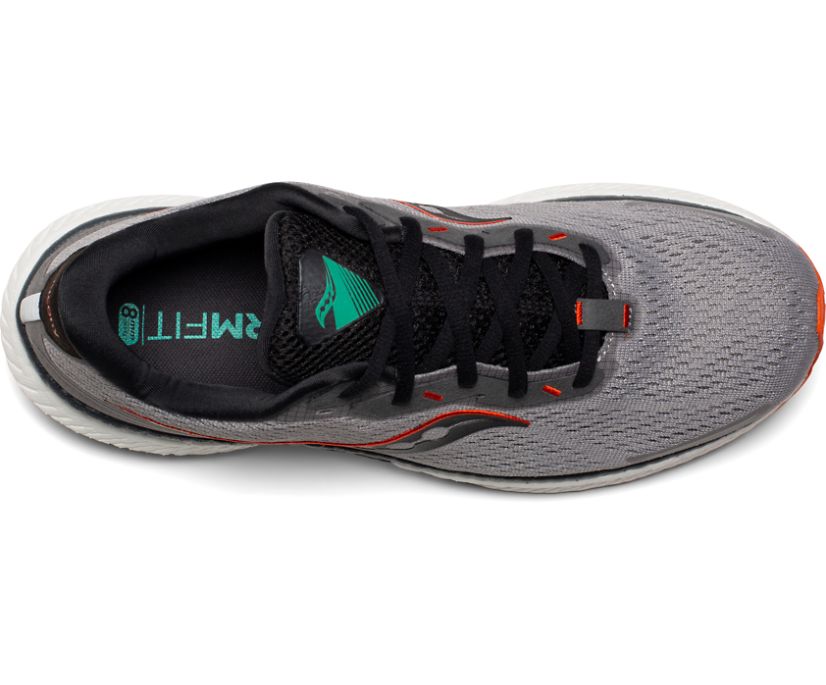 Buty do Chodzenia Saucony Triumph 19 Wide Męskie Szare Czerwone | Polska DE1-55575V4