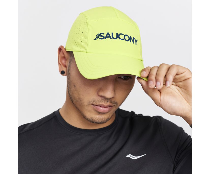 Kapelusz Saucony Outpace Hat Męskie Głęboka Zielone | Polska HQ6-21562B7