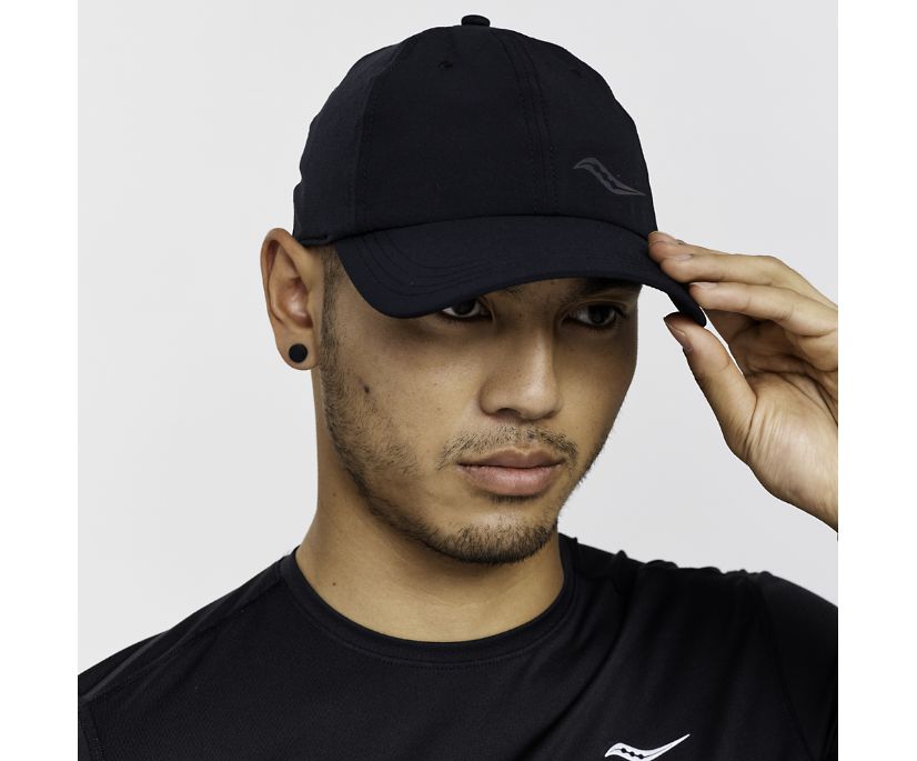 Kapelusz Saucony Outpace Petite Hat Męskie Czarne | Polska GI0-12841H1