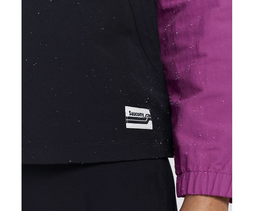 Kurtki Saucony Track Anorak Damskie Czarne | Polska FZ7-68396E7