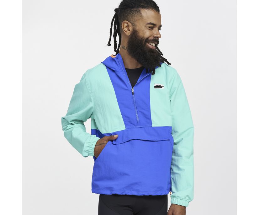 Kurtki Saucony Track Anorak Męskie Mięta | Polska VJ3-94379C0