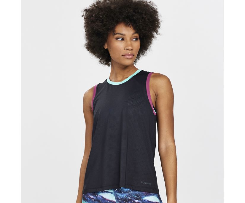 Najfatalniejszy Saucony Dash Tank Damskie Czarne | Polska IG1-88748H4