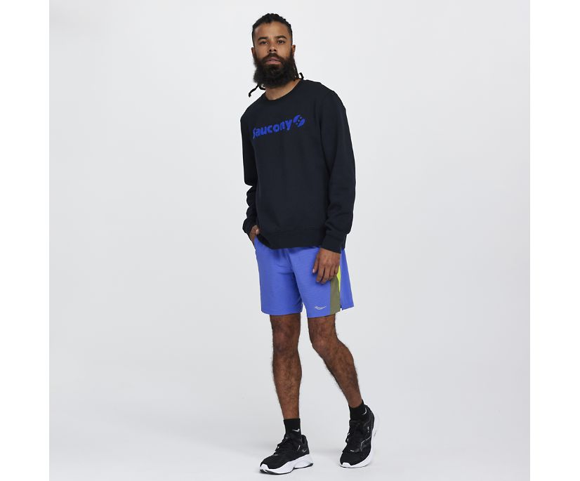 Najfatalniejszy Saucony Rested Crewneck Męskie Czarne | Polska NV2-23152V8