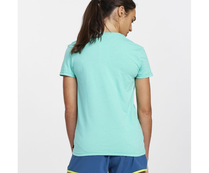 Najfatalniejszy Saucony Rested T-Shirt Damskie Mięta | Polska CH8-62276U8
