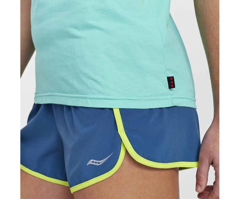 Najfatalniejszy Saucony Rested T-Shirt Damskie Mięta | Polska CH8-62276U8