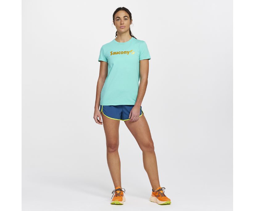 Najfatalniejszy Saucony Rested T-Shirt Damskie Mięta | Polska CH8-62276U8