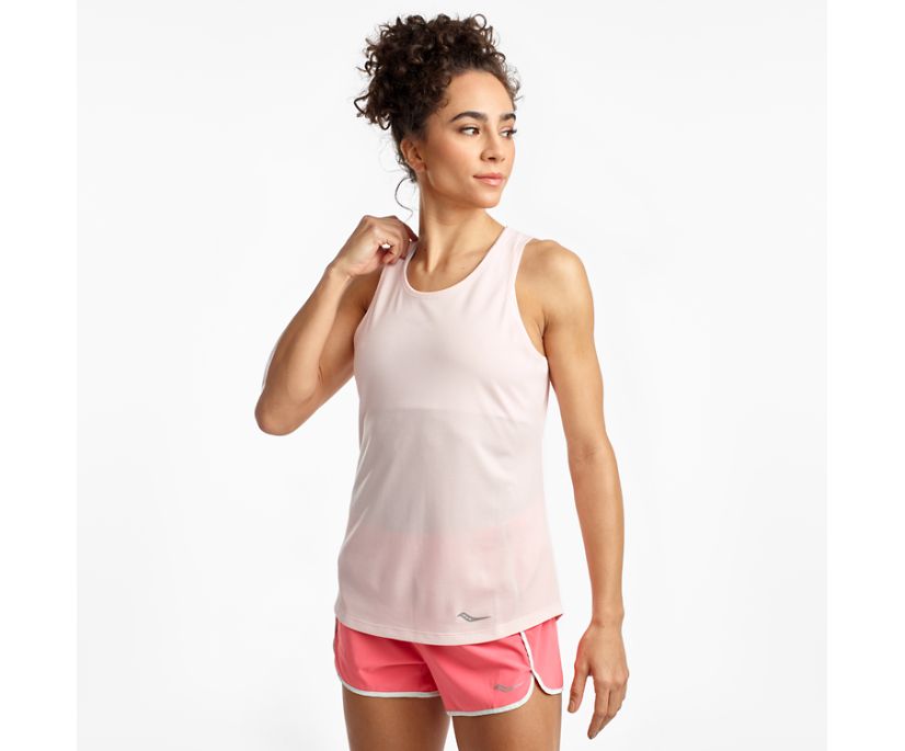 Najfatalniejszy Saucony Stopwatch Singlet Damskie Różowe | Polska ML8-24702H9