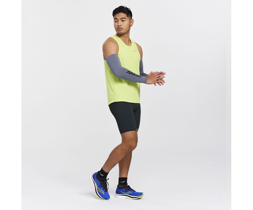Spodnie Saucony Bell Lap Short Męskie Czarne | Polska LL8-85588A4