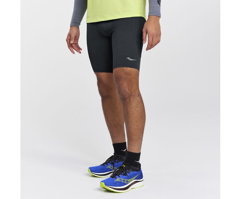Spodnie Saucony Bell Lap Short Męskie Czarne | Polska LL8-85588A4