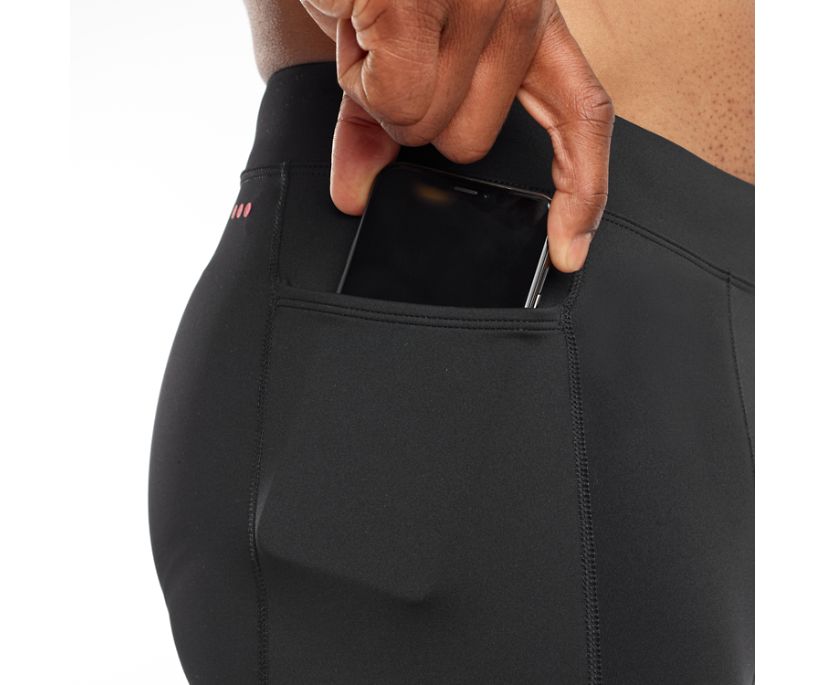 Spodnie Saucony Bell Lap Tight Męskie Czarne | Polska AL2-97419Q0