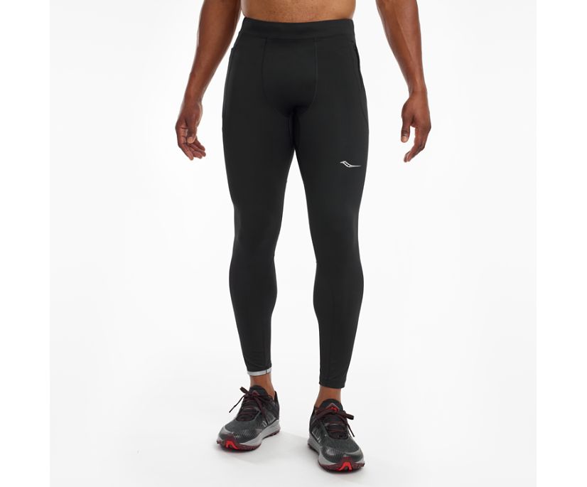 Spodnie Saucony Bell Lap Tight Męskie Czarne | Polska AL2-97419Q0