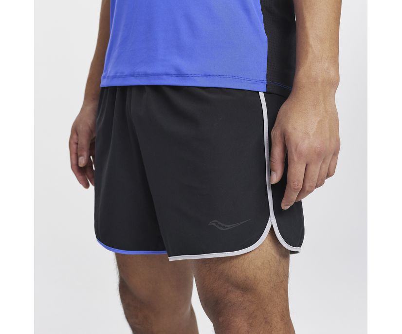 Spodnie Saucony Dash 5' Short Męskie Czarne | Polska LE0-22472D3