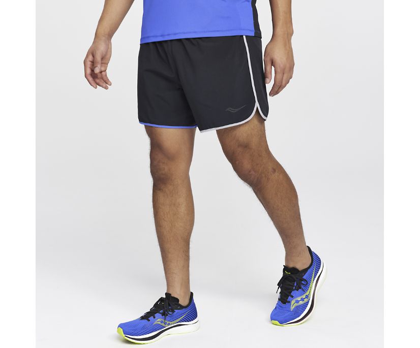 Spodnie Saucony Dash 5' Short Męskie Czarne | Polska LE0-22472D3