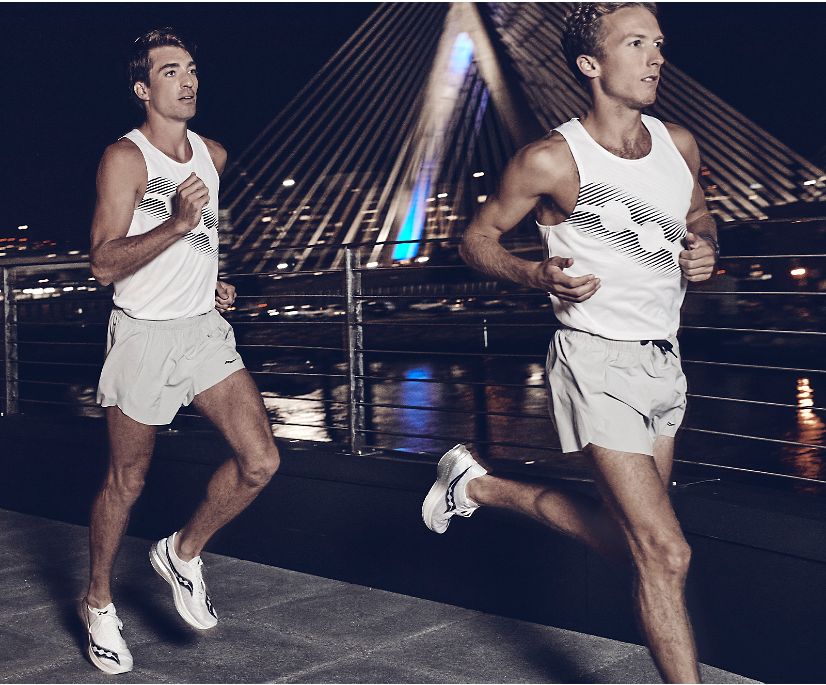 Spodnie Saucony Endorphin Pro+ Innovation Short Męskie Czerwone | Polska GZ7-33243K5