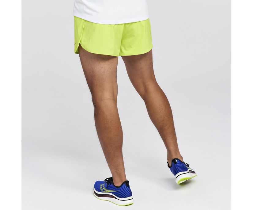 Spodnie Saucony Outpace 2.5' Split Short Męskie Głęboka Zielone | Polska WO9-11111Z1