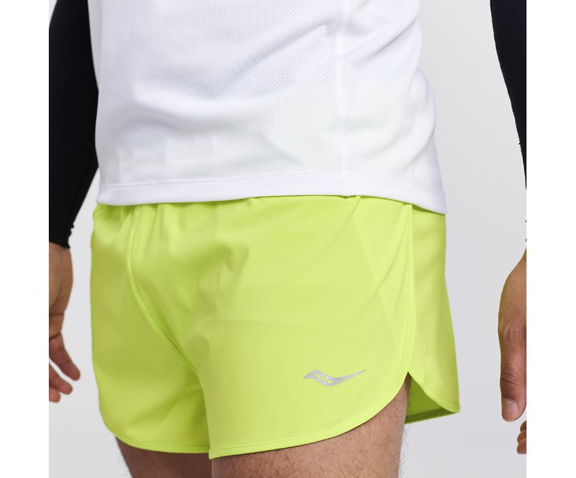 Spodnie Saucony Outpace 2.5' Split Short Męskie Głęboka Zielone | Polska WO9-11111Z1