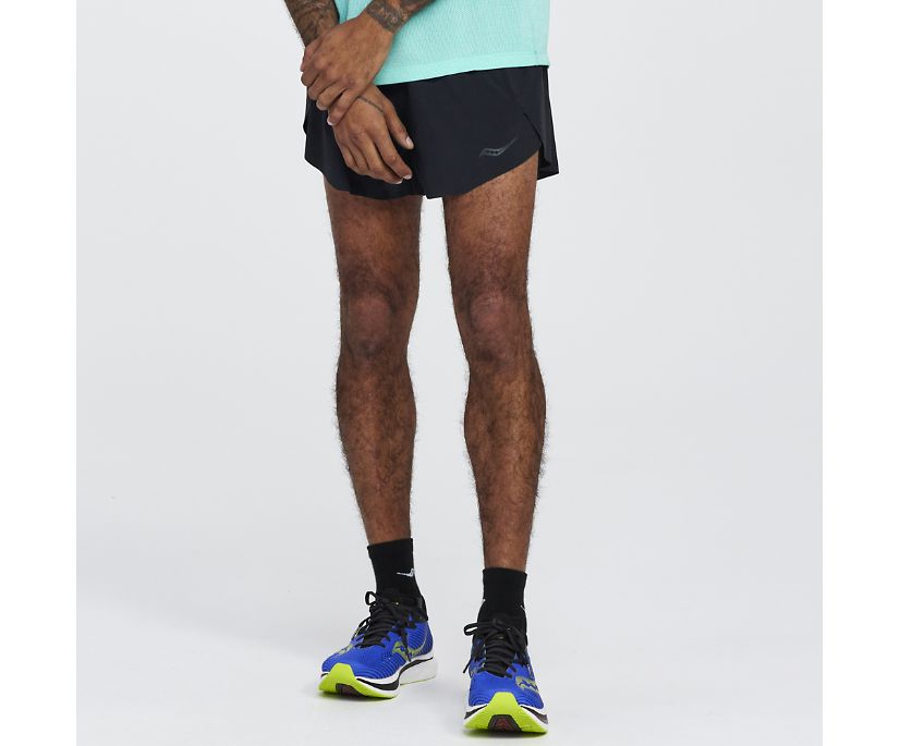 Spodnie Saucony Time Trial 3' Short Męskie Czarne | Polska CN9-43574W4