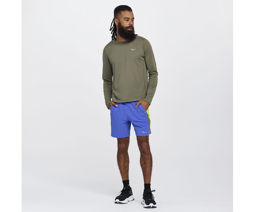 Spodnie Saucony Wirebrush 7' Short Męskie Niebieskie | Polska BL4-04380T9